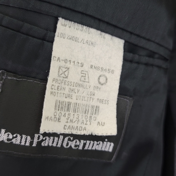 JEAN PAUL GERMAIN Men's Blazer Size 42R 100% Pure New Wool Made in Canada - Picture 8 of 12